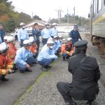 木次鉄道部 人身事故対応訓練