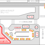 バスのりば案内図