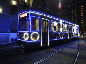 熊本市交通局 イルミネーション電車
