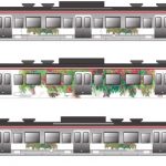 「イイヅナのリンゴ」ラッピング列車