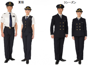 ≪刷新後の接客制服（新幹線乗務員）≫