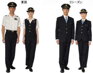  ≪刷新後の接客制服（駅・在来線乗務員・指令）≫