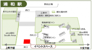 浦和駅 会場位置図