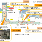 渋谷駅構内 整備イメージ図