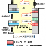 松戸駅のバリアフリー工事